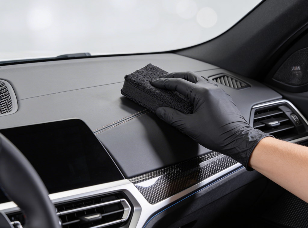 Aplicador De Microfibra Negro DC Soft Touch Profesional Auto