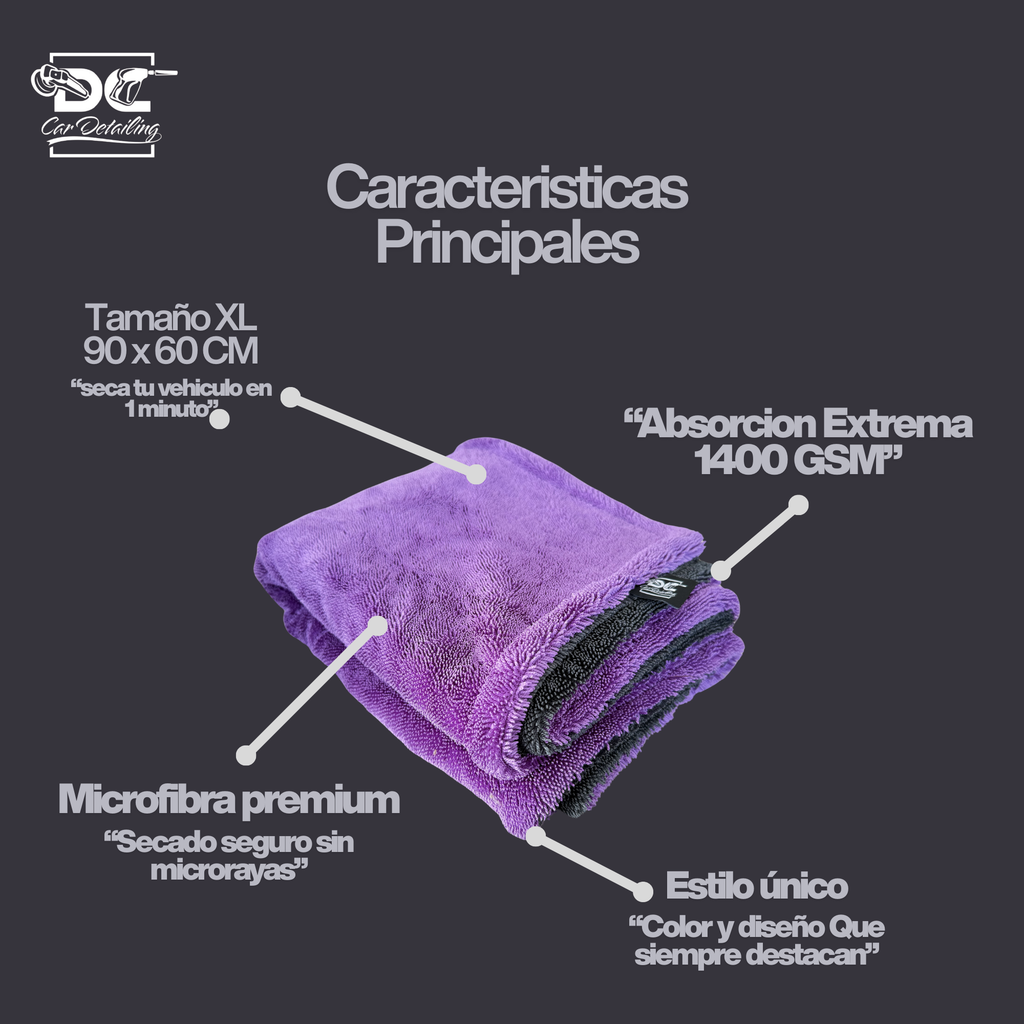 TOALLA DE SECADO 1400 GSM