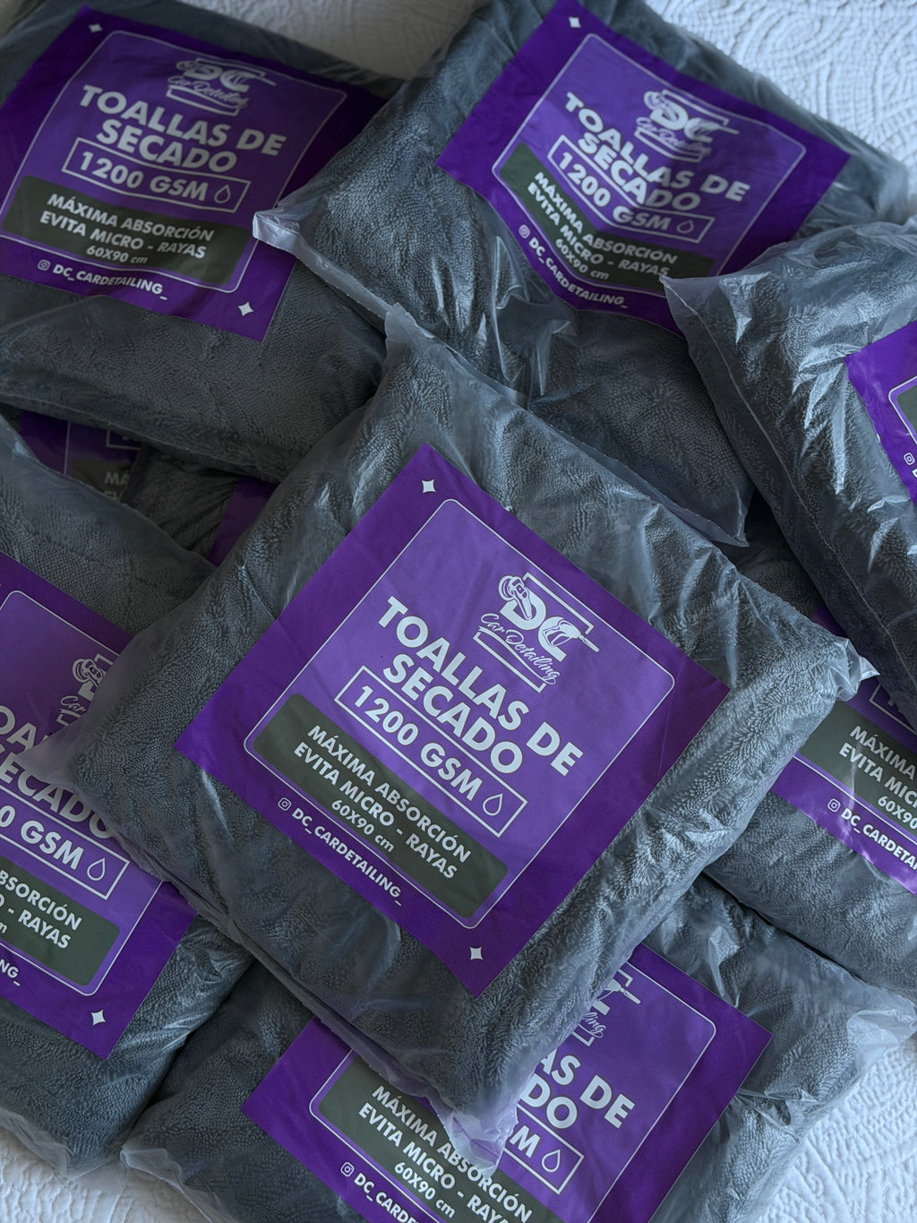 Toalla de Secado 60×90 cm · 1200 GSM – DC Car Detailing